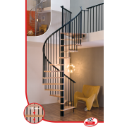 Винтовая лестница MINKA Spiral Effect 160, черный